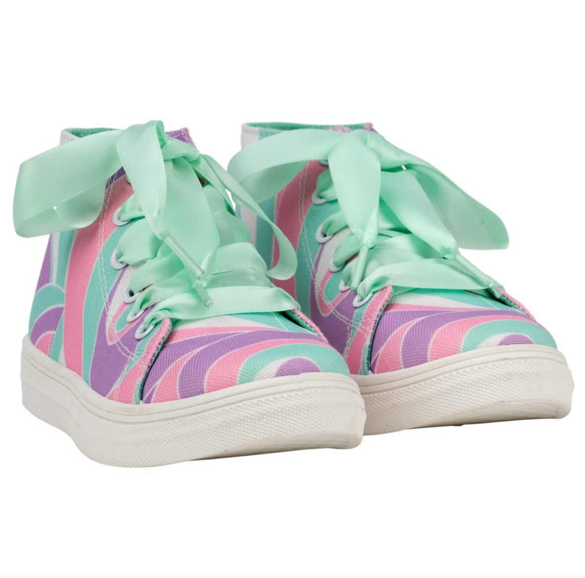 Adee Lilac Jazzy High Top Trainer