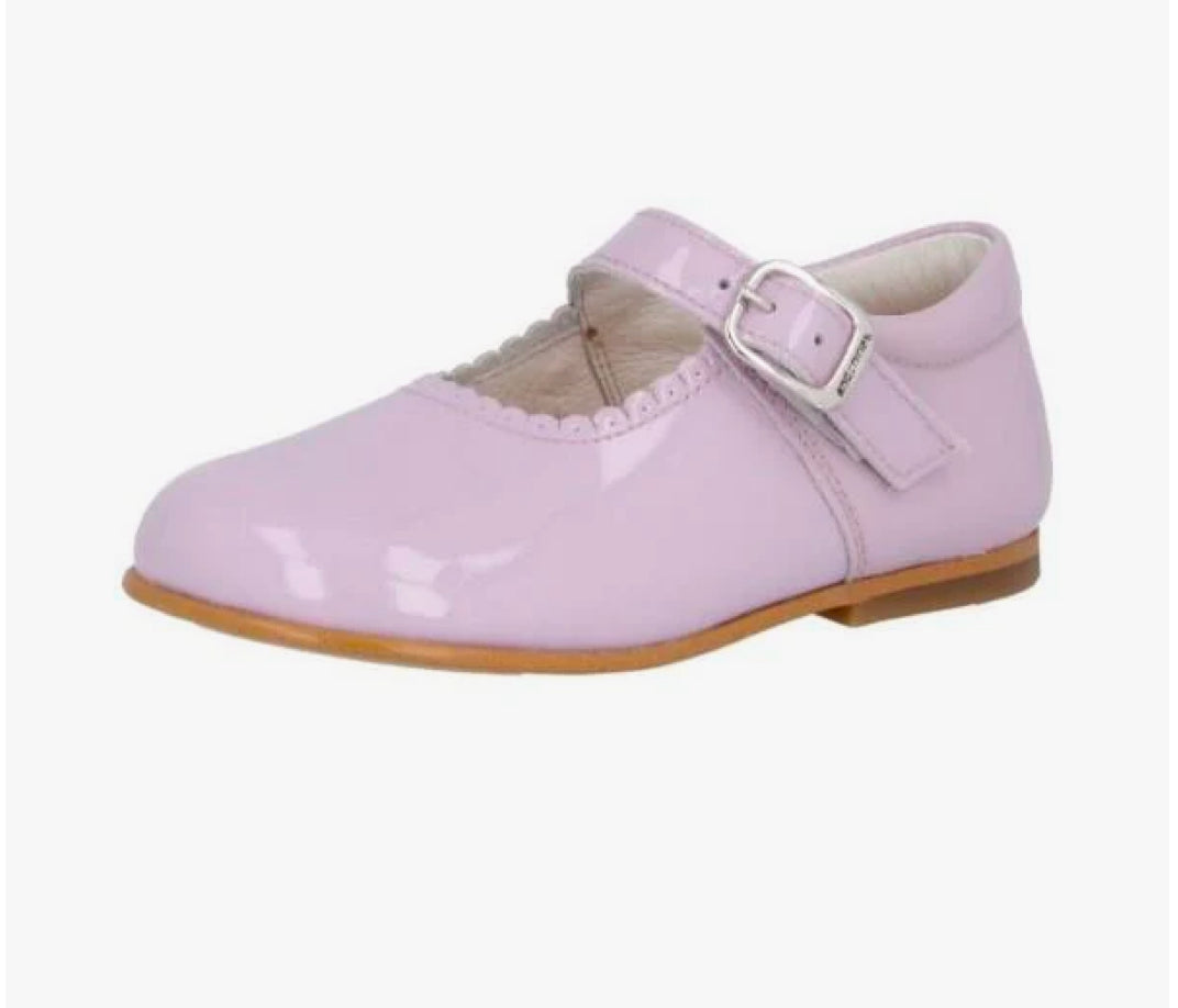 Andanines Lilac Mary Jane Shoes