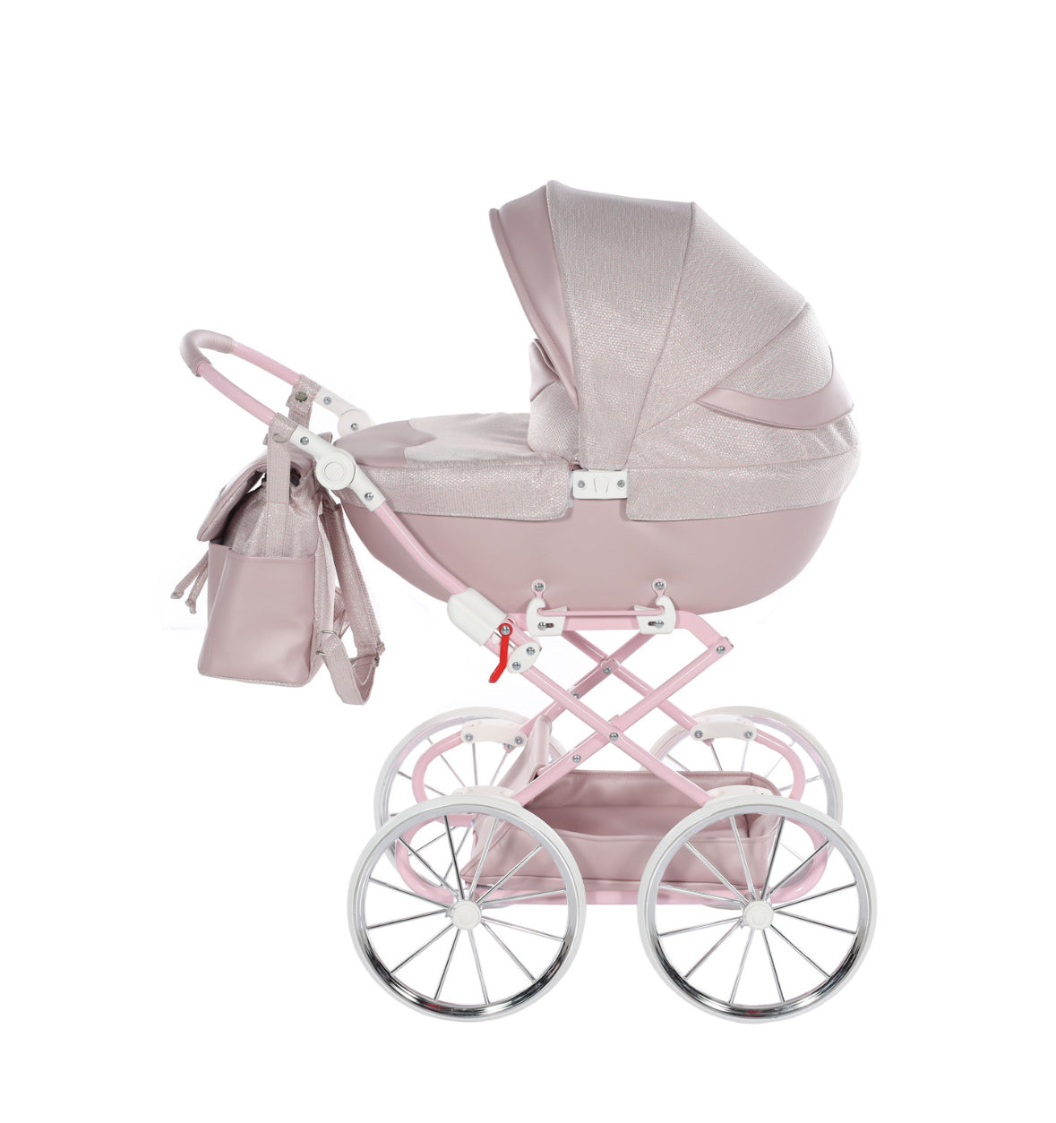 DOLCE PINK DOLL'S PRAM