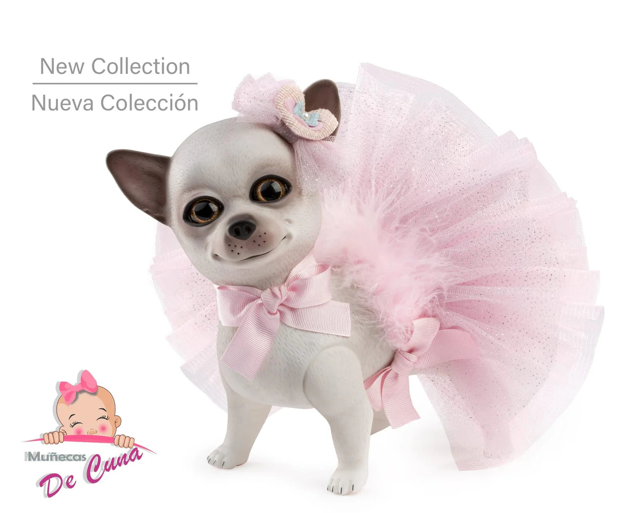 Tuttu Reborn Chihuahua Pink Outfit