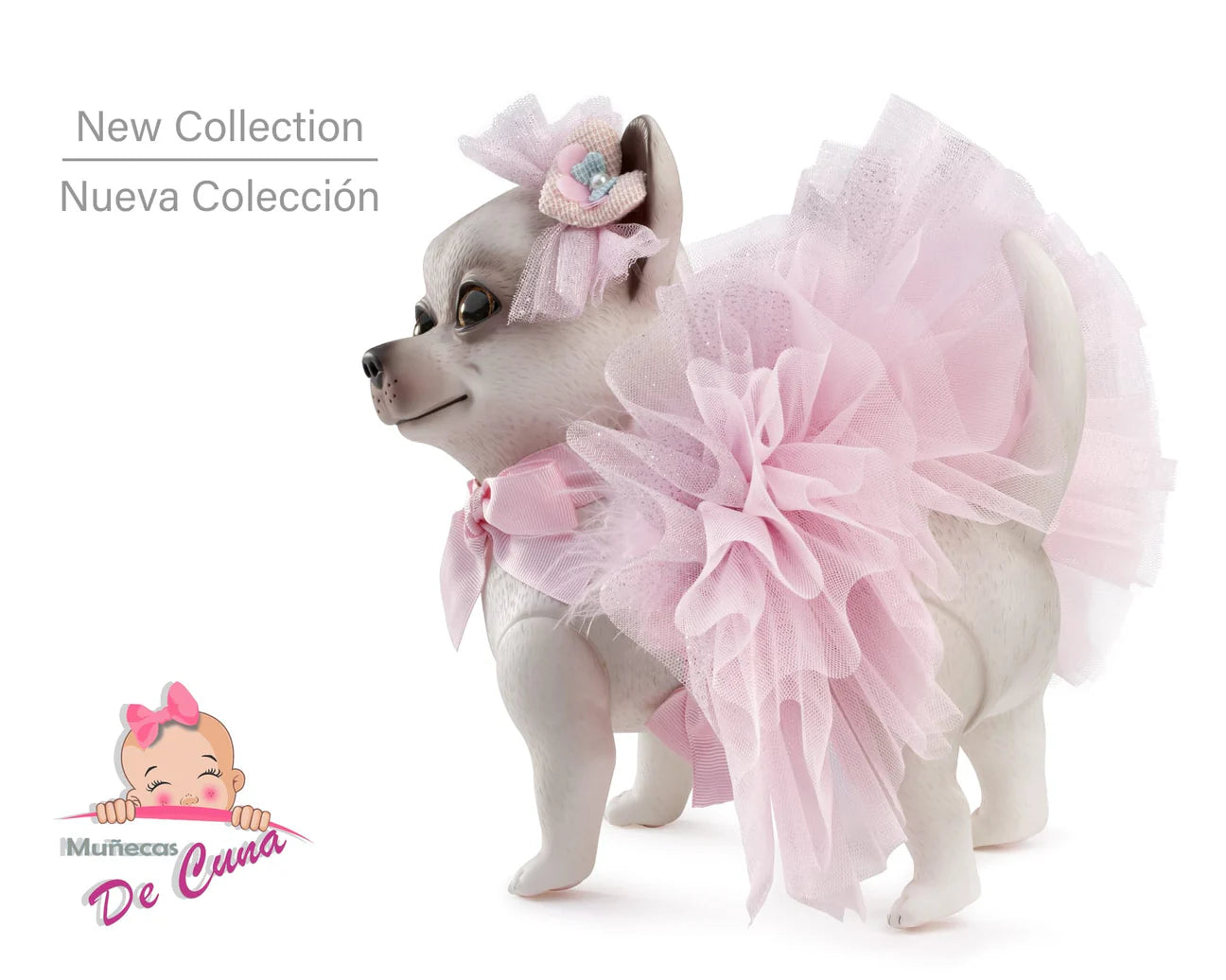 Tuttu Reborn Chihuahua Pink Outfit
