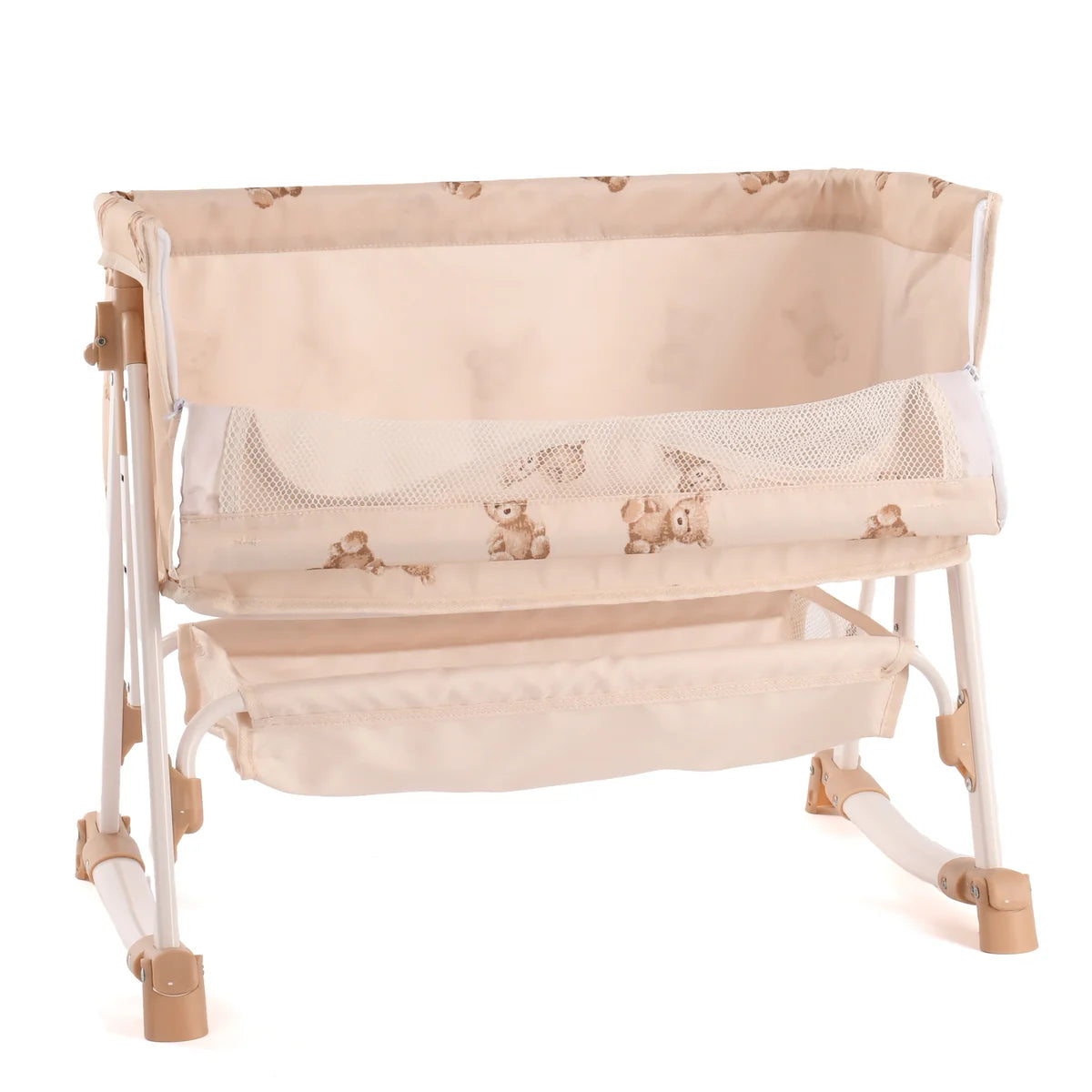 ROMA TEDDY BEDSIDE CRIB - 3 HEIGHTS