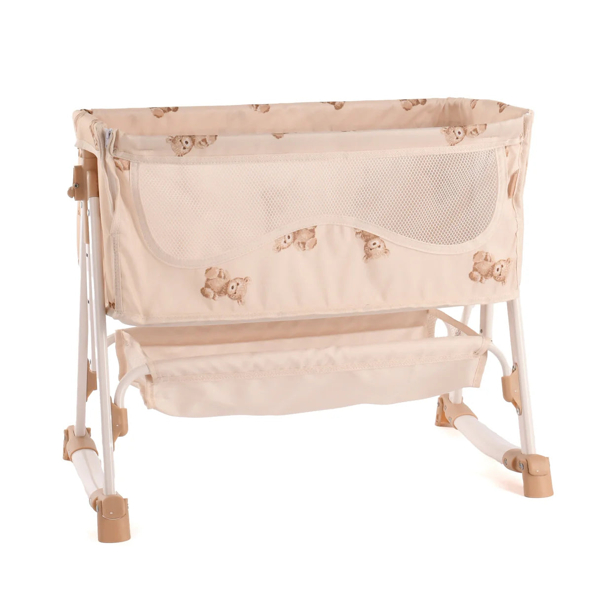 ROMA TEDDY BEDSIDE CRIB - 3 HEIGHTS