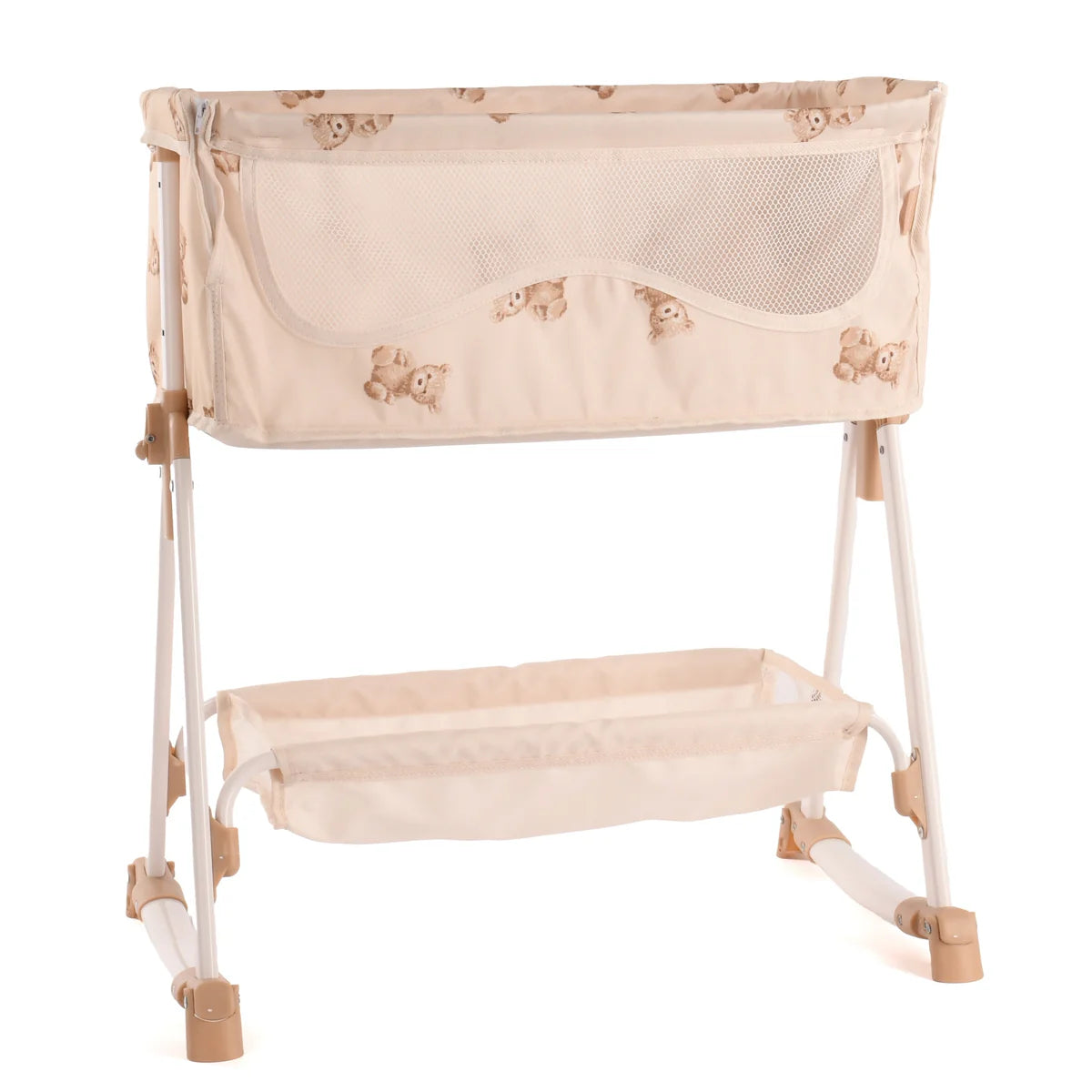 ROMA TEDDY BEDSIDE CRIB - 3 HEIGHTS