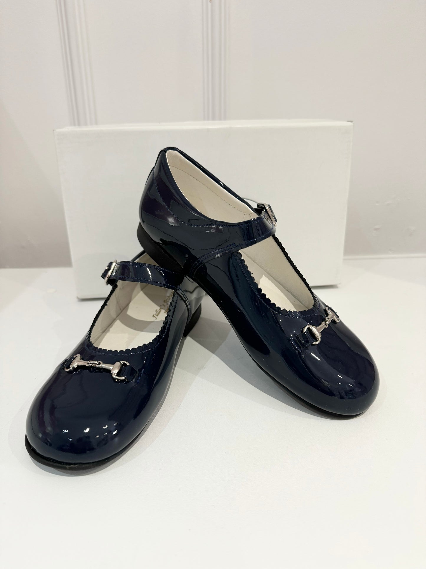 6270-2 Navy Shoe with Horsebit Buckle