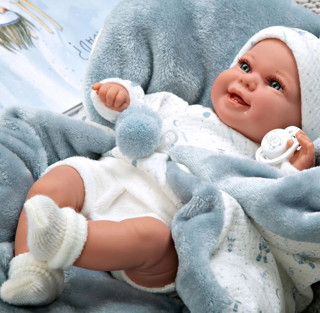 60830 Baby Blue Elegance Doll (WEIGHTED DOLL)