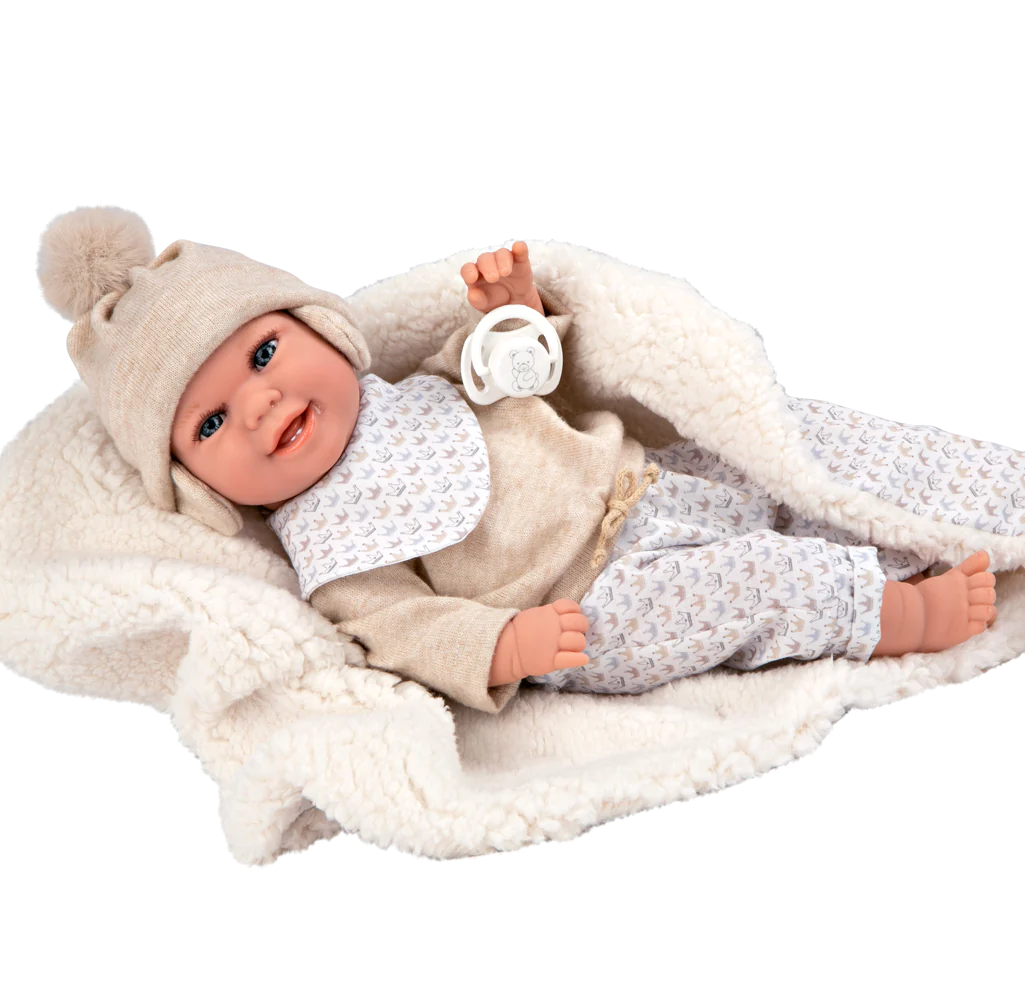 60826 Babyto Beige Elegance Doll (WEIGHTED DOLL)