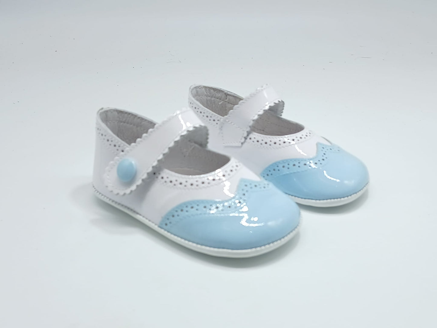 NEW Blue Baby Pram Shoe