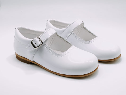 6270 White Mary Jane Shoe