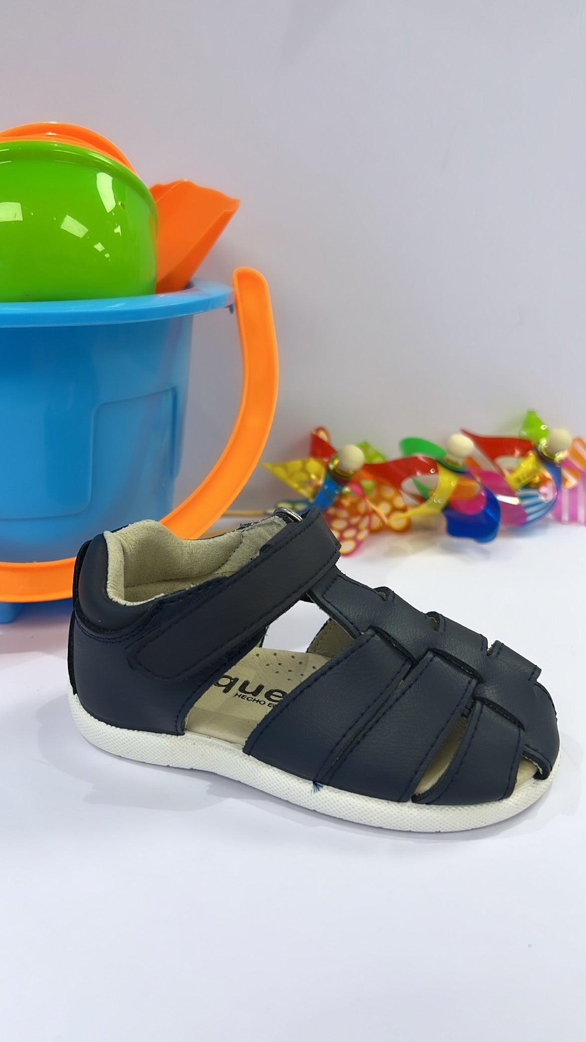 110801 Navy Boys Sandal - Fallons Kids