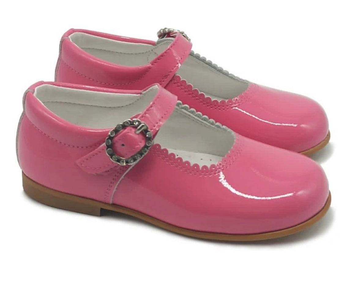 6270-1 Fushia Pink with Diamante Buckle