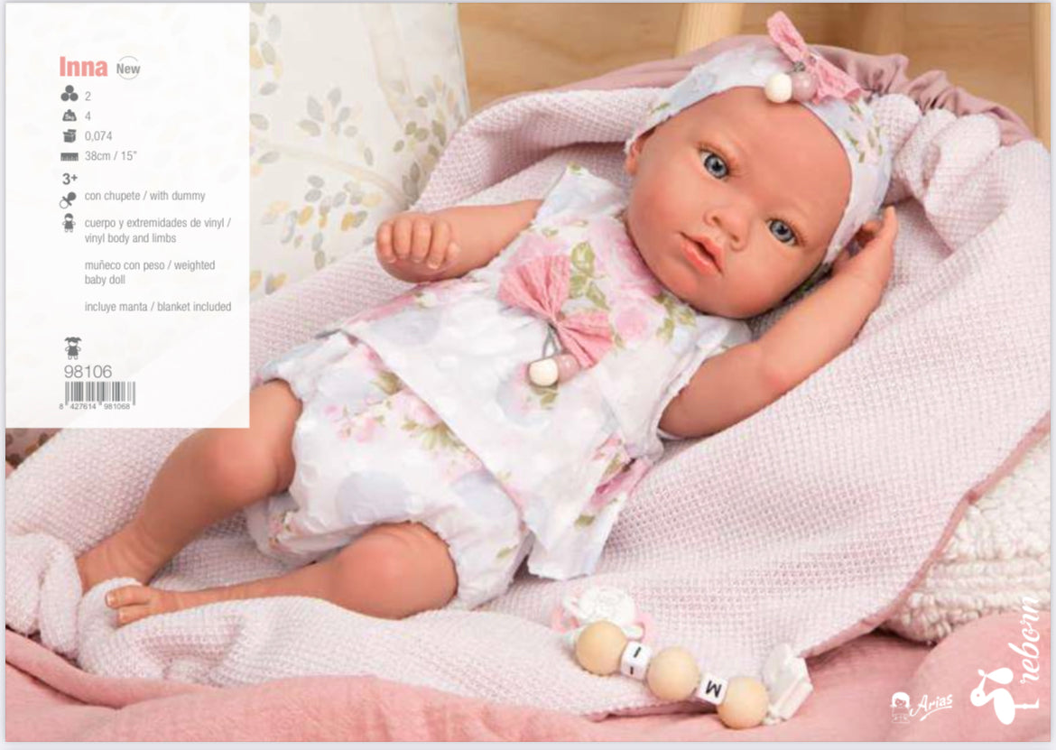 98106 Inna 38cm Reborn By Arias