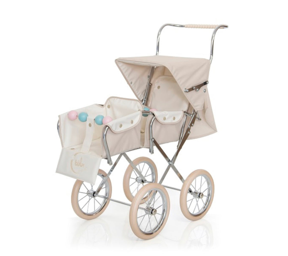 Beig Twin Paris Pushchair by Bebelux - Fallons Toys&Shoes - Bebelux