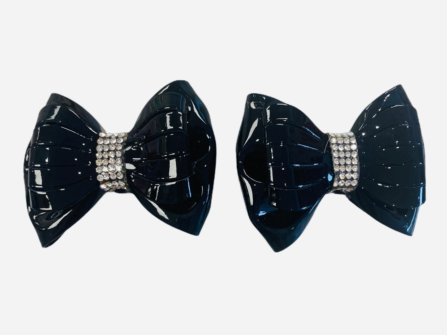 Glitz Black Patent Shoe Bows - Fallons Toys&Shoes - Fallons Toys&Shoes