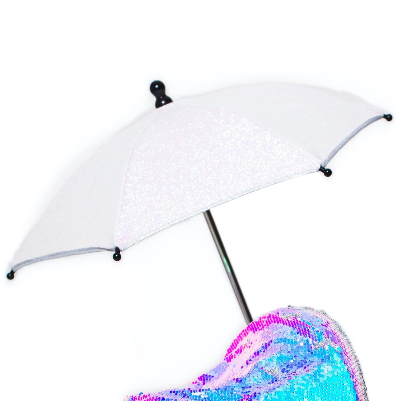 Roma Polly Sparkle White Parasol - Fallons Toys&Shoes - Roma