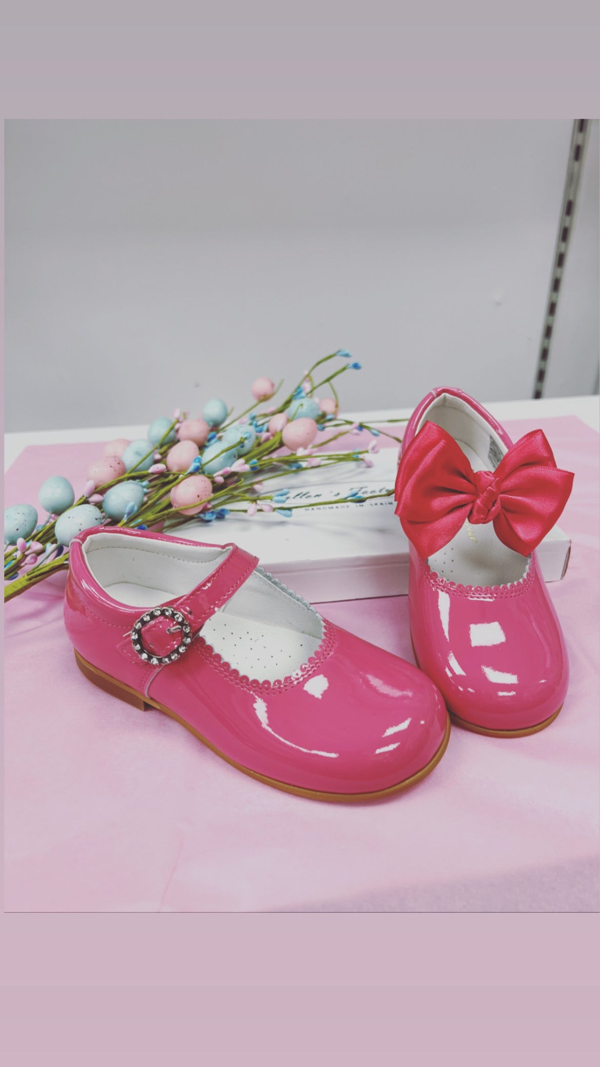 6270-1 Fushia Pink with Diamante Buckle
