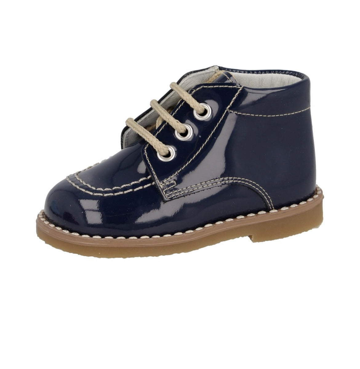 222325 Navy Lace Boots By Andanines