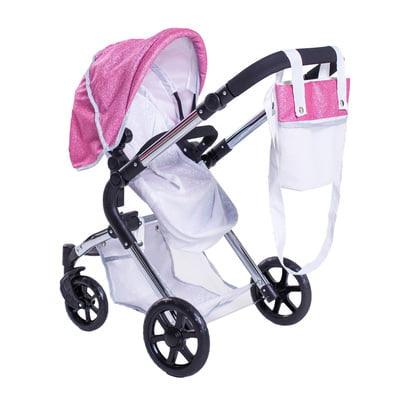 Roma Stephanie Single Dolls Pram - Sparkle 3+ years 78cm - Fallons Toys&Shoes - Roma