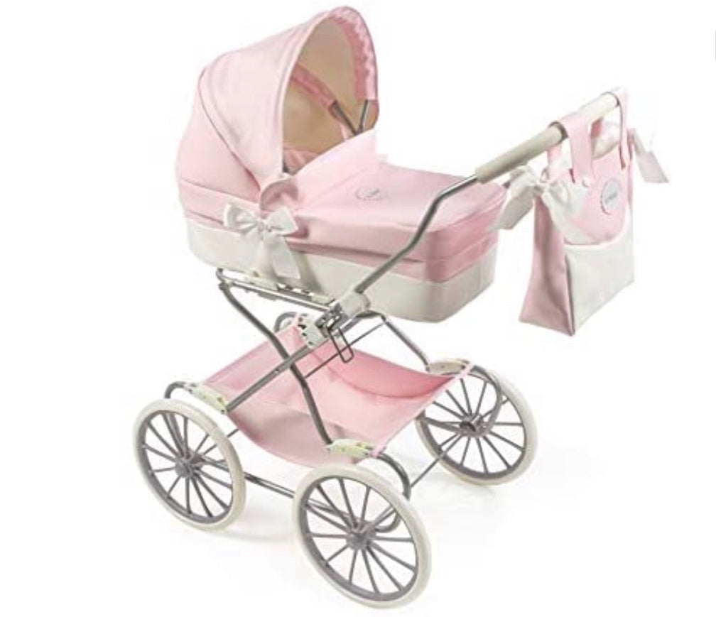 65048 La Niña Tall Pink Pram (over 4/5 to 10 years) - Fallons Toys&Shoes - La Nina