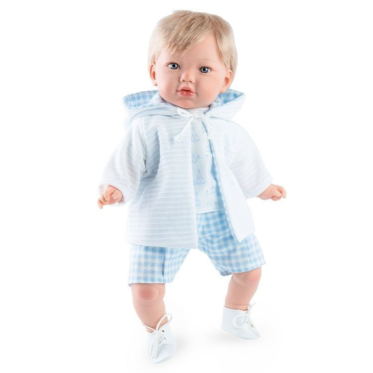 817 Large Blonde Boy Doll by Marina and Pau