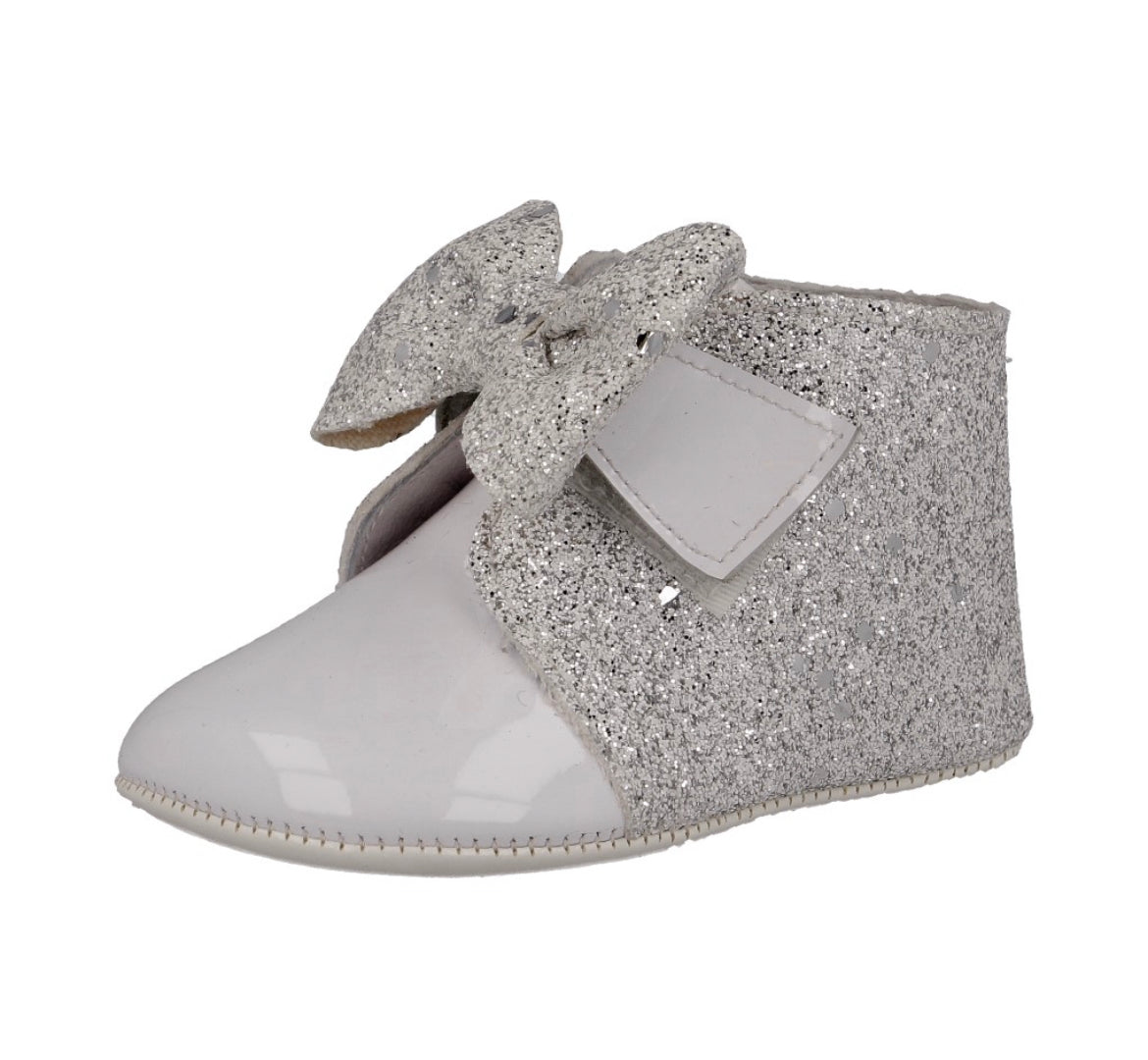 Silver sales baby boots