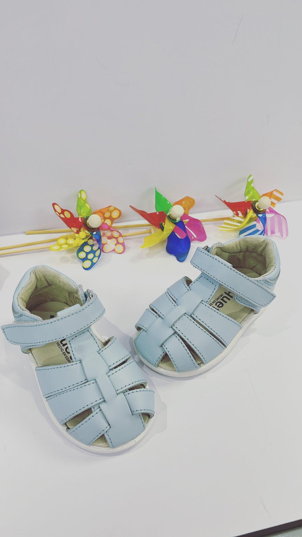 110801 Baby Blue Boys Sandal - Fallons Kids