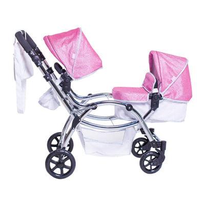 Roma Stephanie Twin Dolls Pram - Sparkle 3+ years 88cm - Fallons Toys&Shoes - Roma