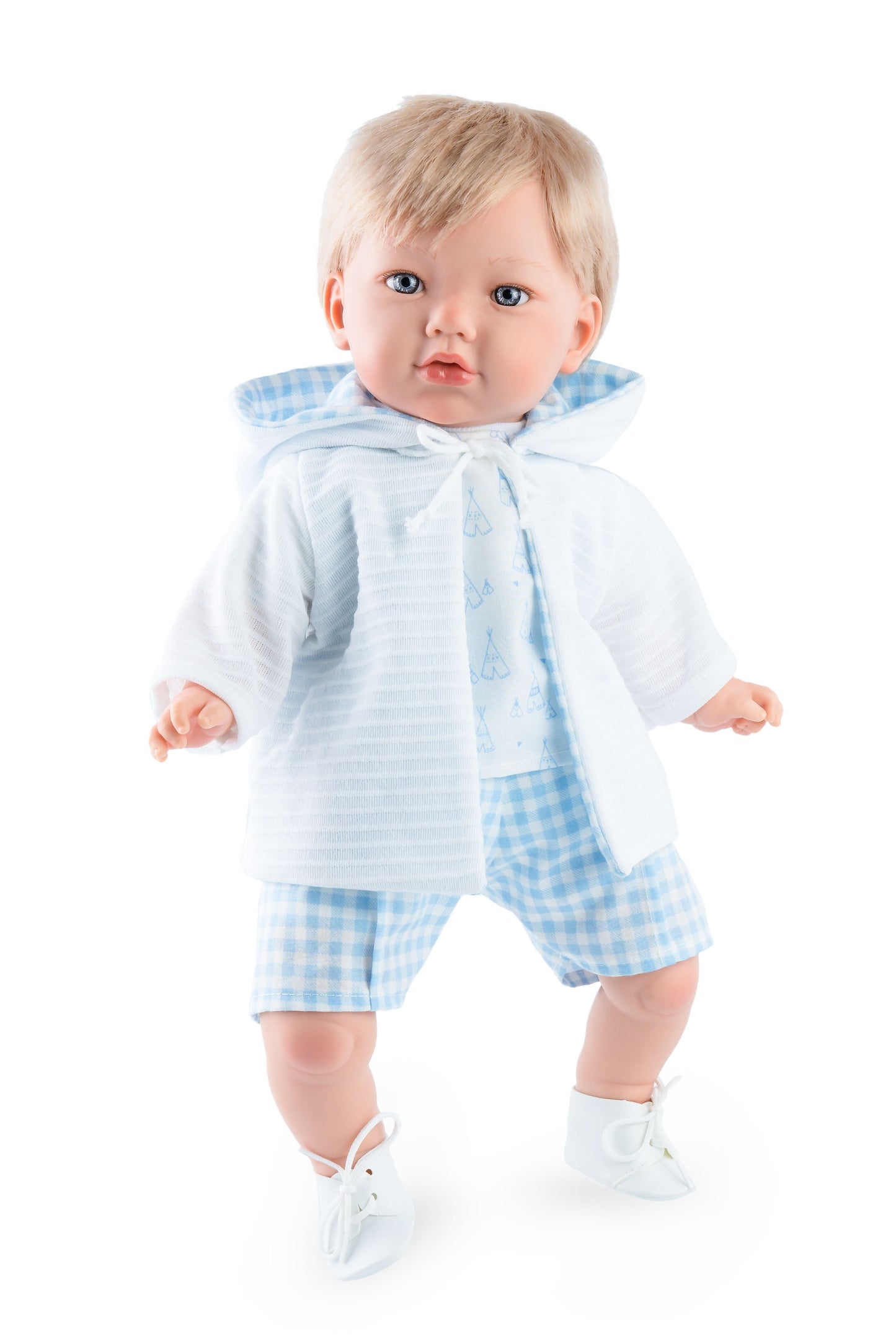 817 Large Blonde Boy Doll by Marina and Pau