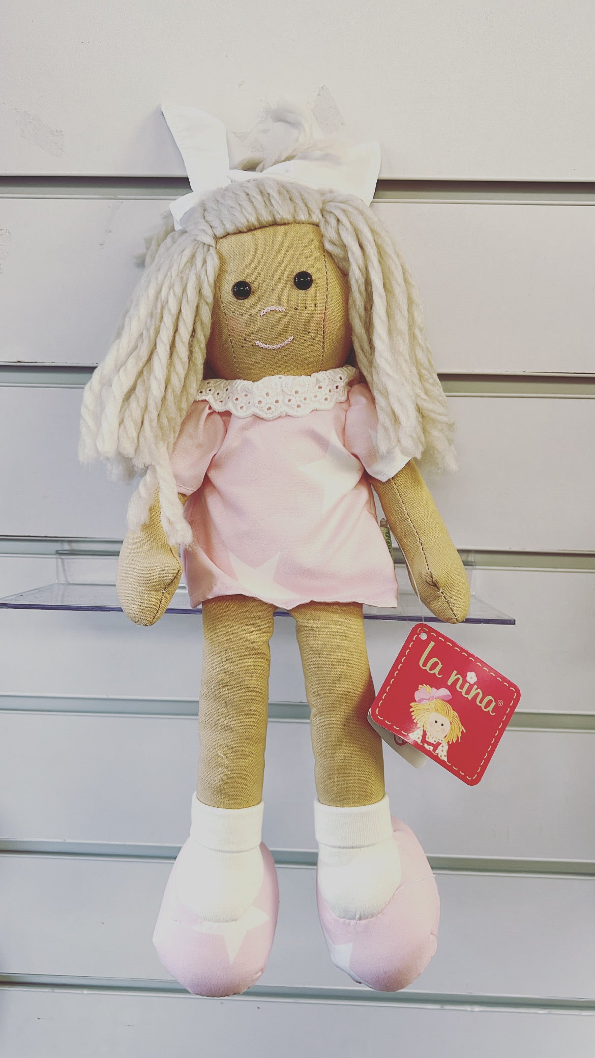 60426 Pink Rag Doll by La Niña