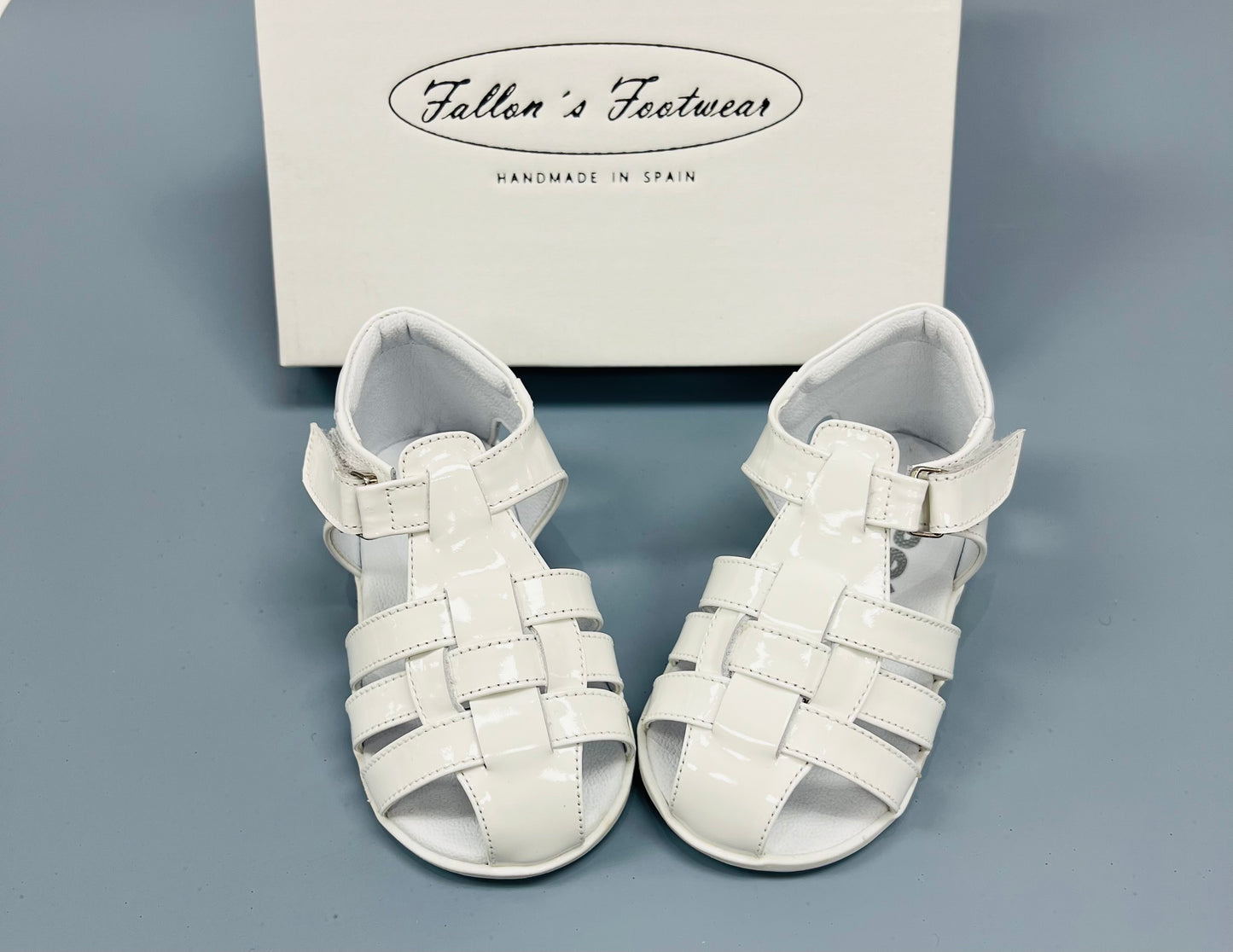 PEX White PATENT Harris Sandal