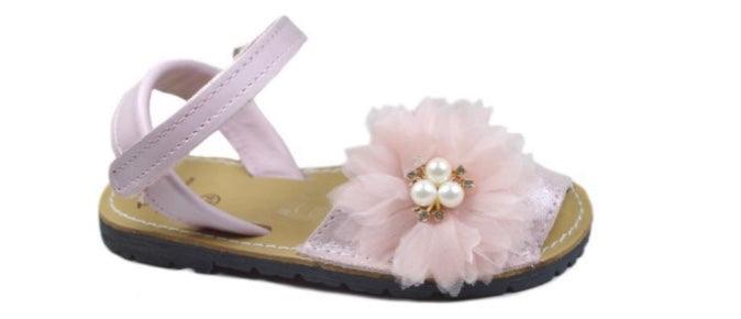 17405 Pink Pearl Sandals - Fallons Toys&Shoes - TNY