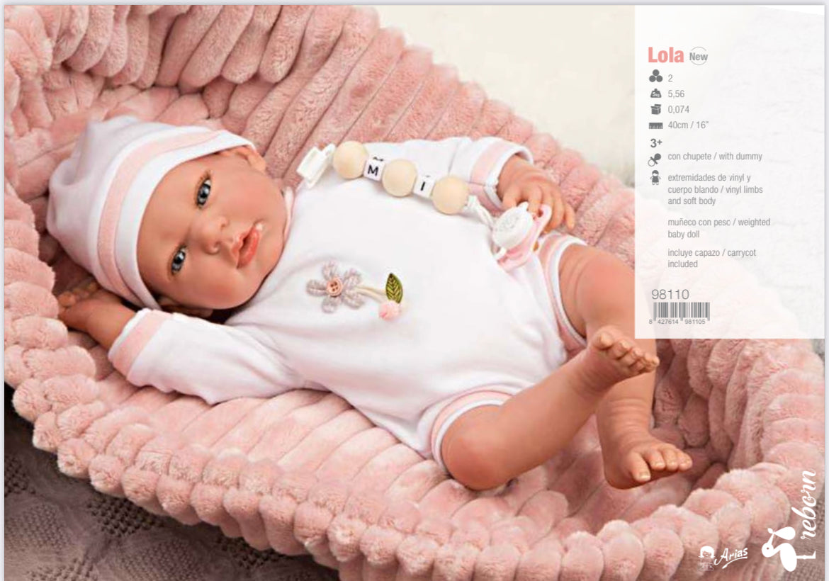 98110 Lola 40cm Reborn By Arias