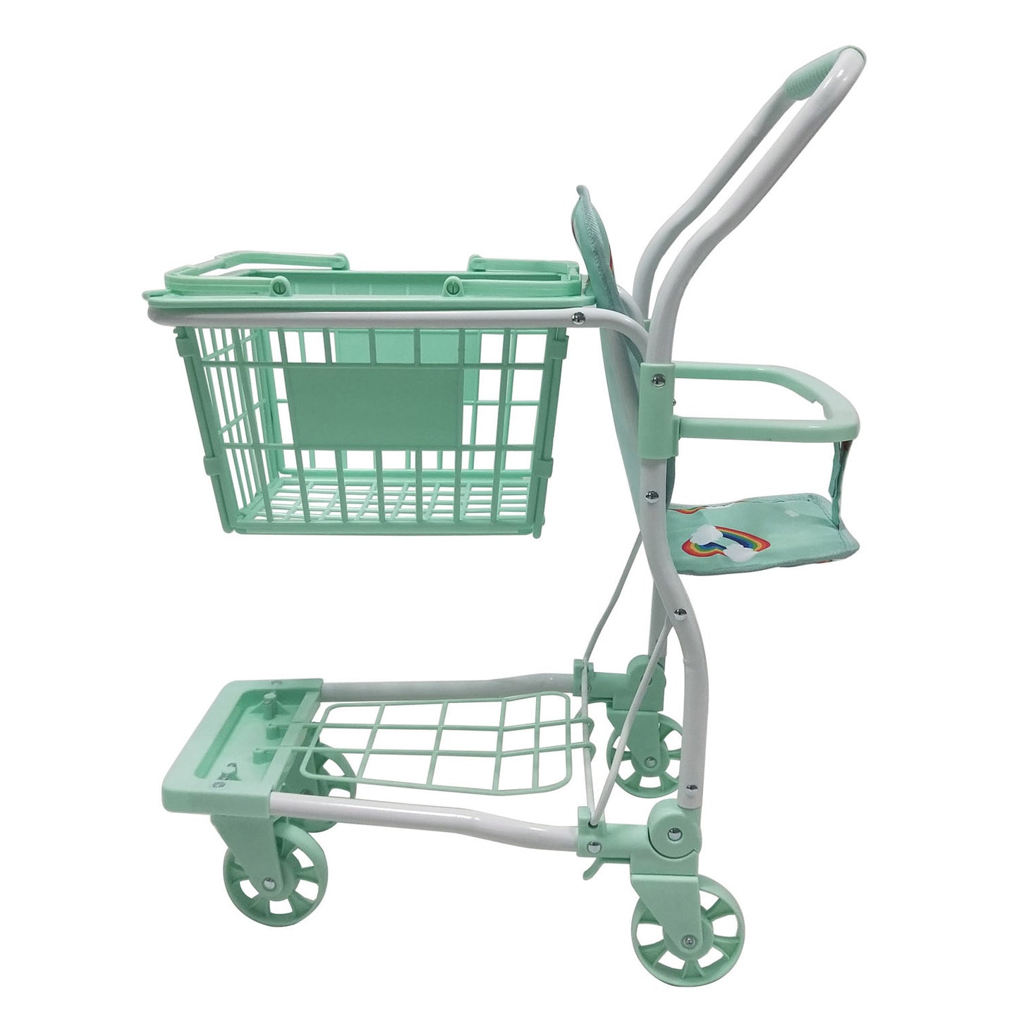 Roma Rupert Mint Green Shopping Trolley