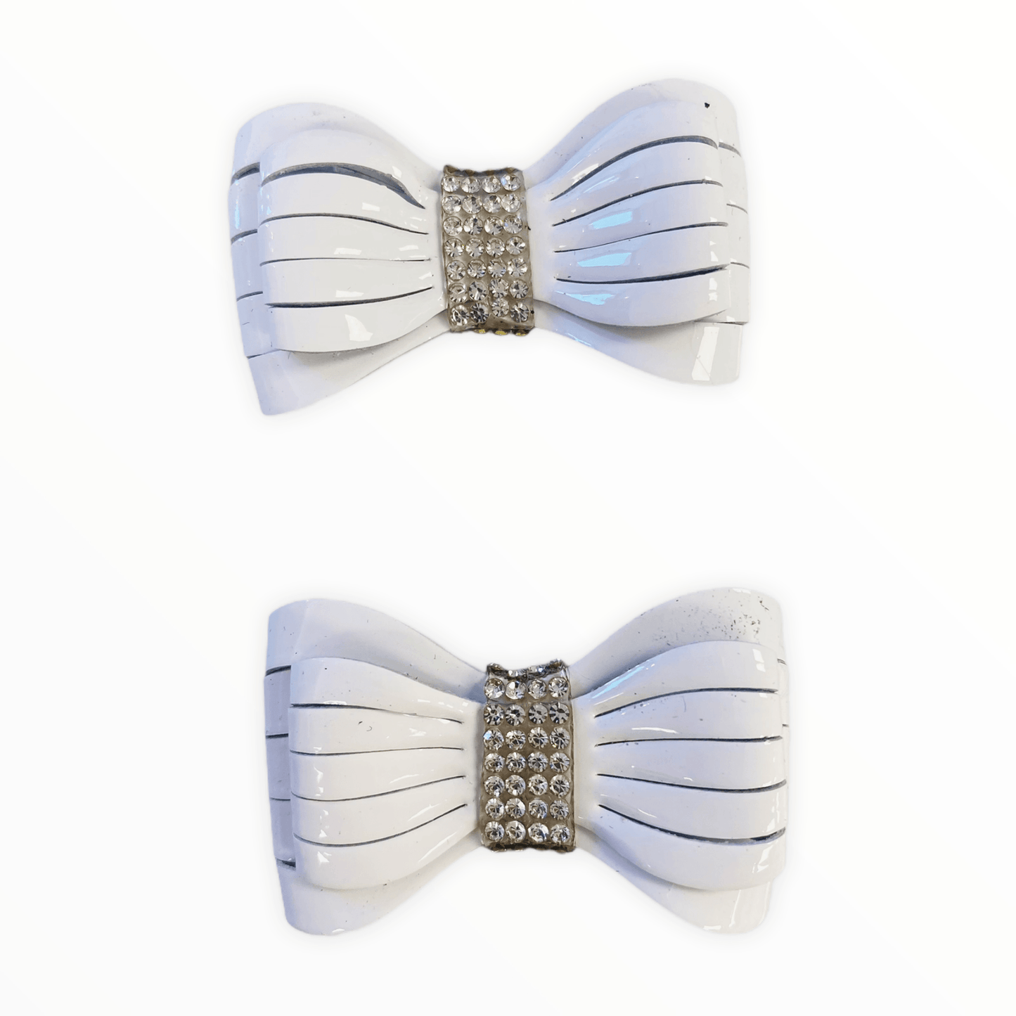 White Patent Shoe Bow - Fallons Toys&Shoes - Fallon's Footwear