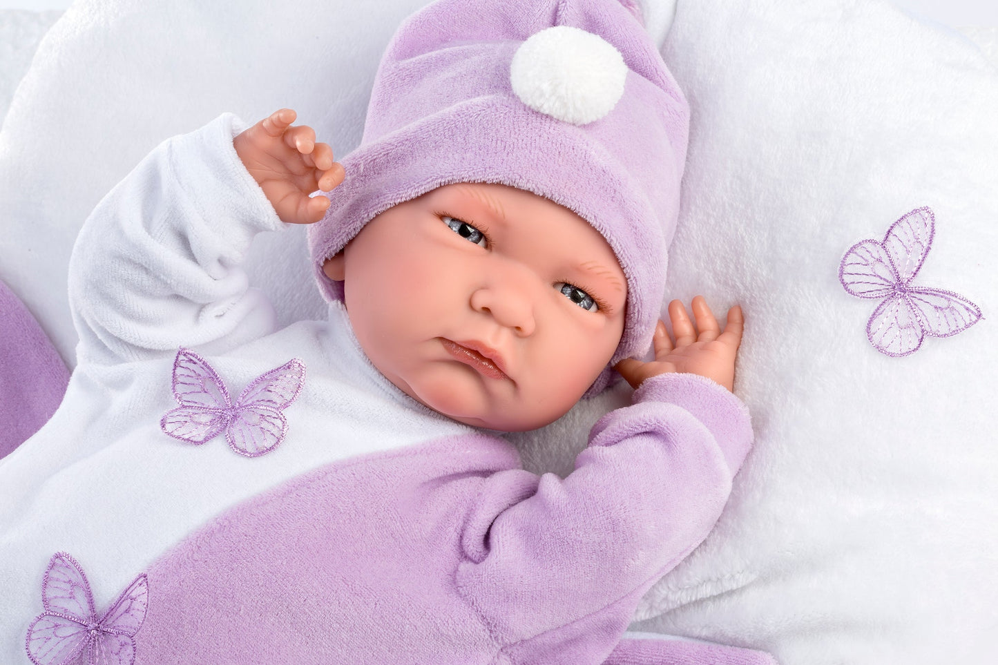 74036 Lilac Llorens Crying Doll 42cm