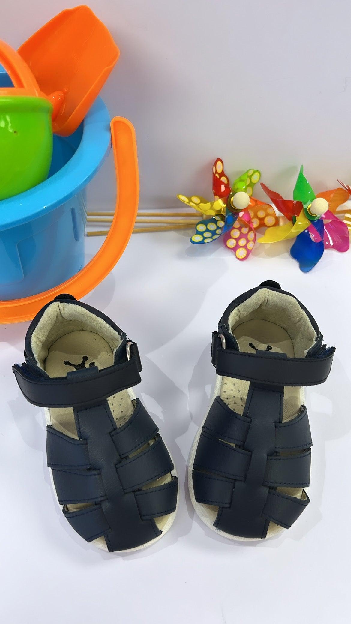 110801 Navy Boys Sandal - Fallons Kids