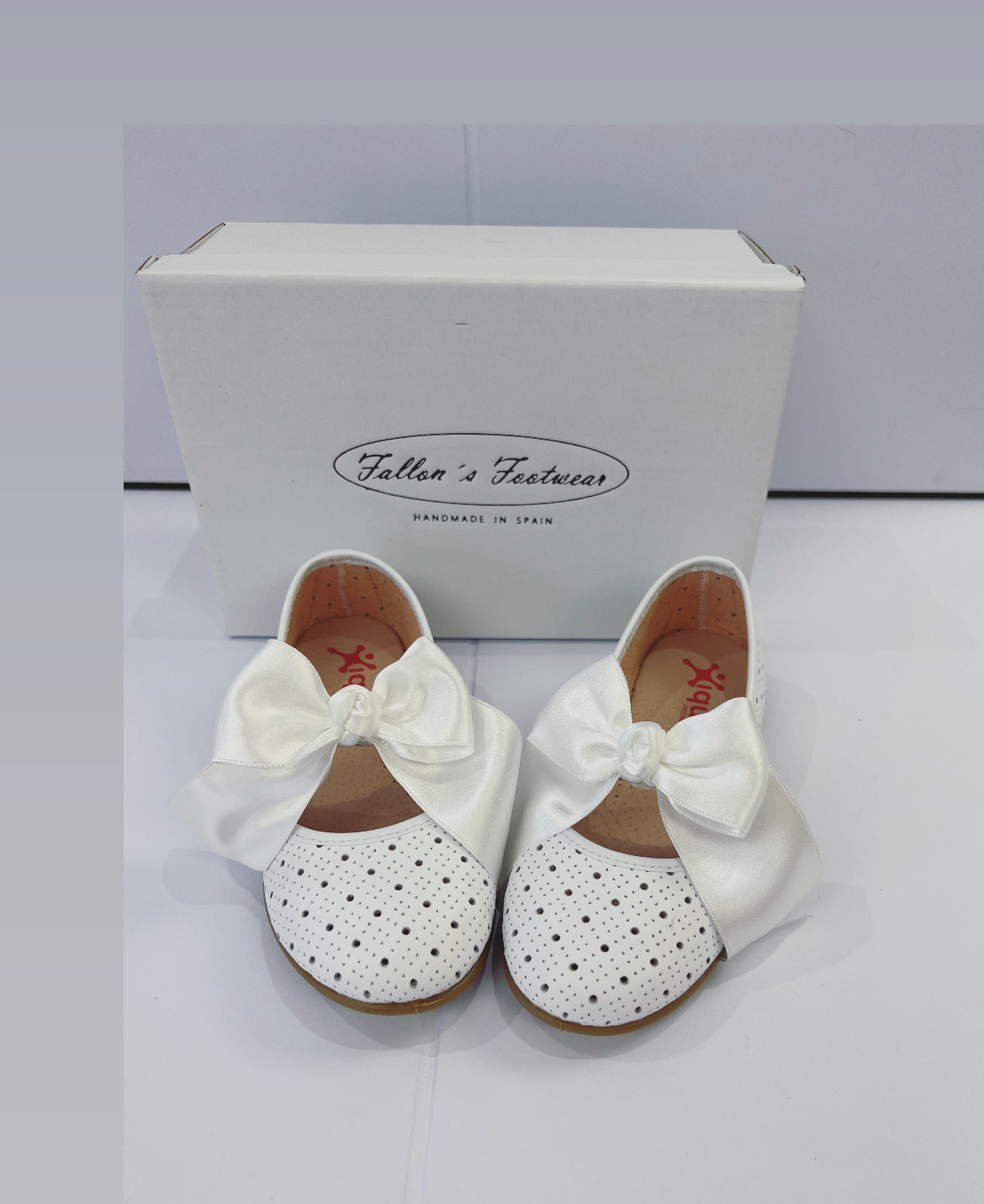 70428 White Ballerina Girls Dolly Shoes