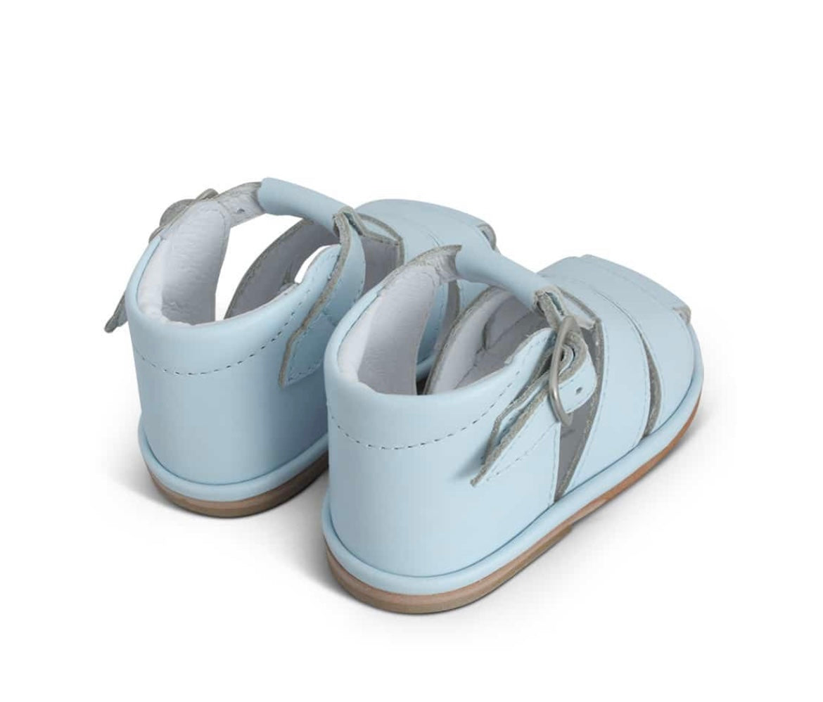 B2210 Silvio Blue Leather Sandal