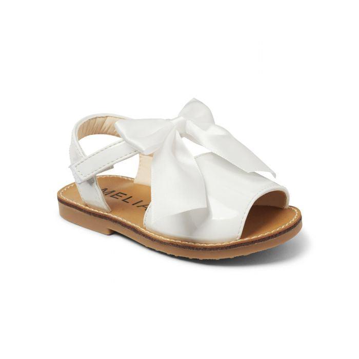 Martina White Sandal - Fallons Toys&Shoes - Melia