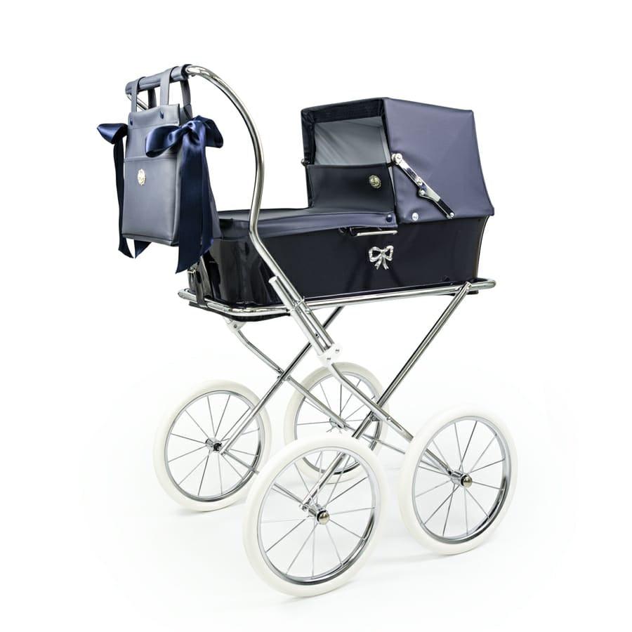 2463 All Navy Donosti Pram By Bebelux (3 Handle Heights Available) - Fallons Toys&Shoes - Bebelux