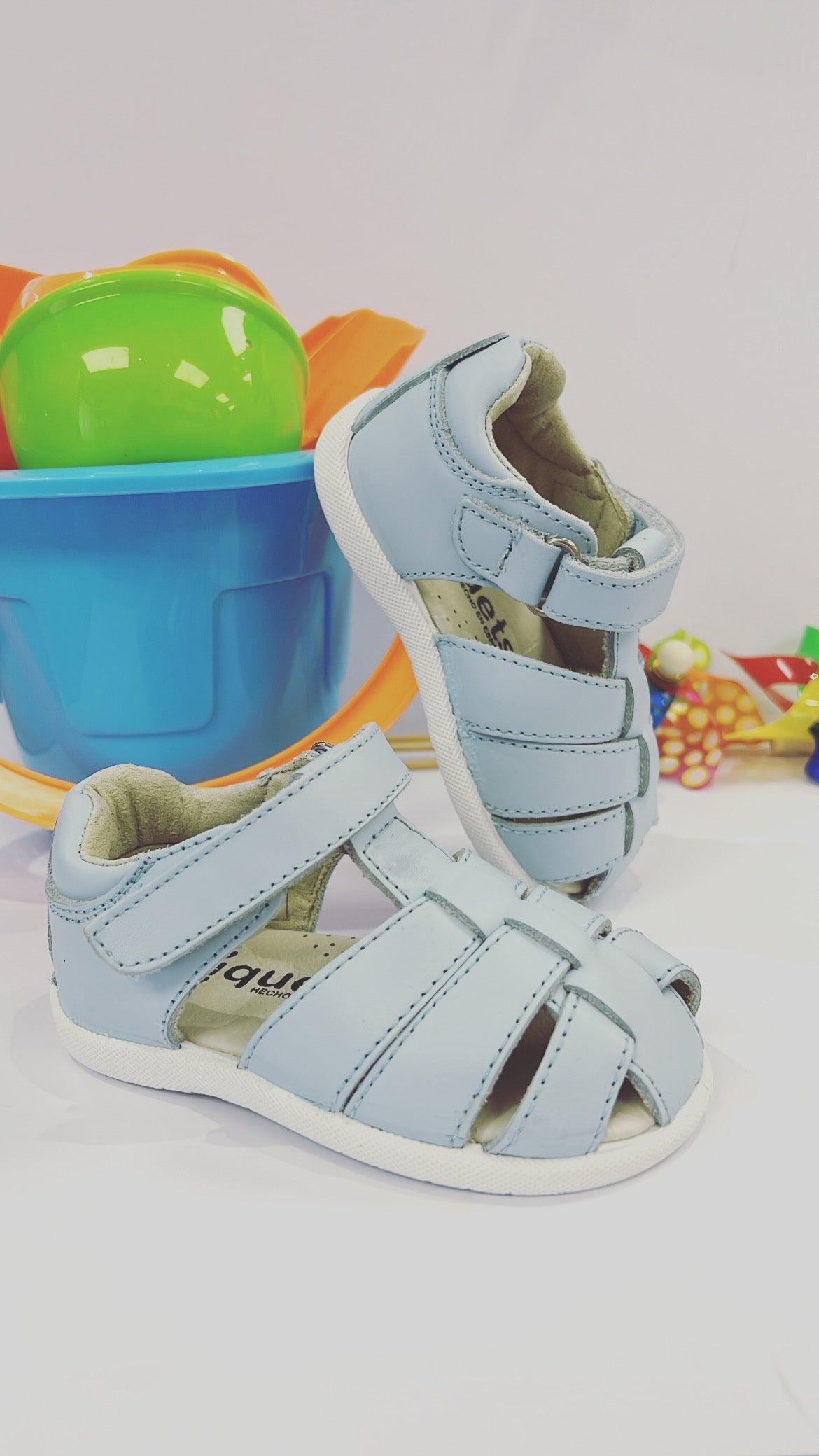 110801 Baby Blue Boys Sandal - Fallons Kids