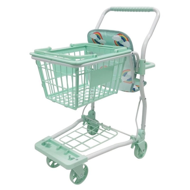 Roma Rupert Mint Green Shopping Trolley