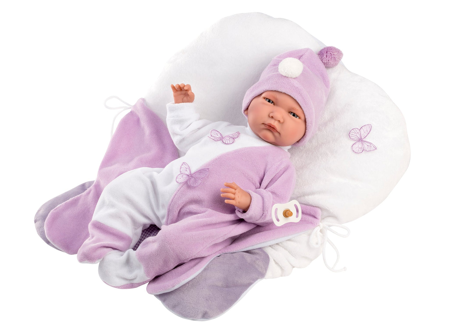 74036 Lilac Llorens Crying Doll 42cm