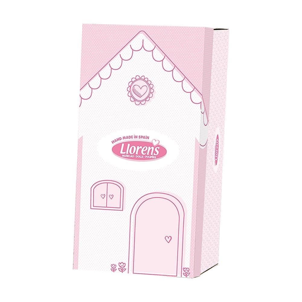 74088 Llorens Girl in Moses Basket Doll 42cm