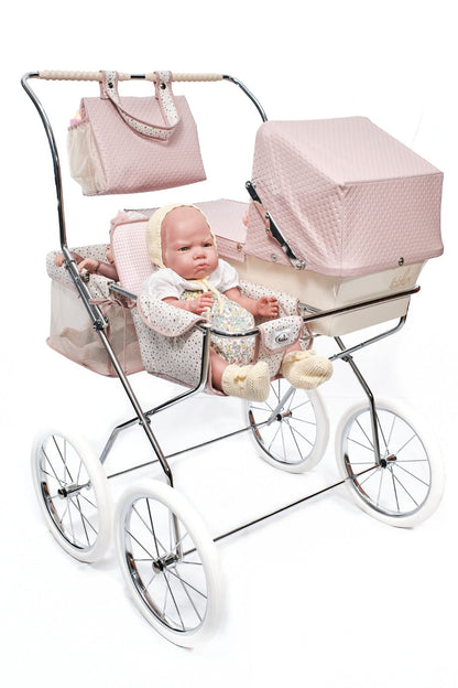 Bebelux Pink Duo Twin Stroller