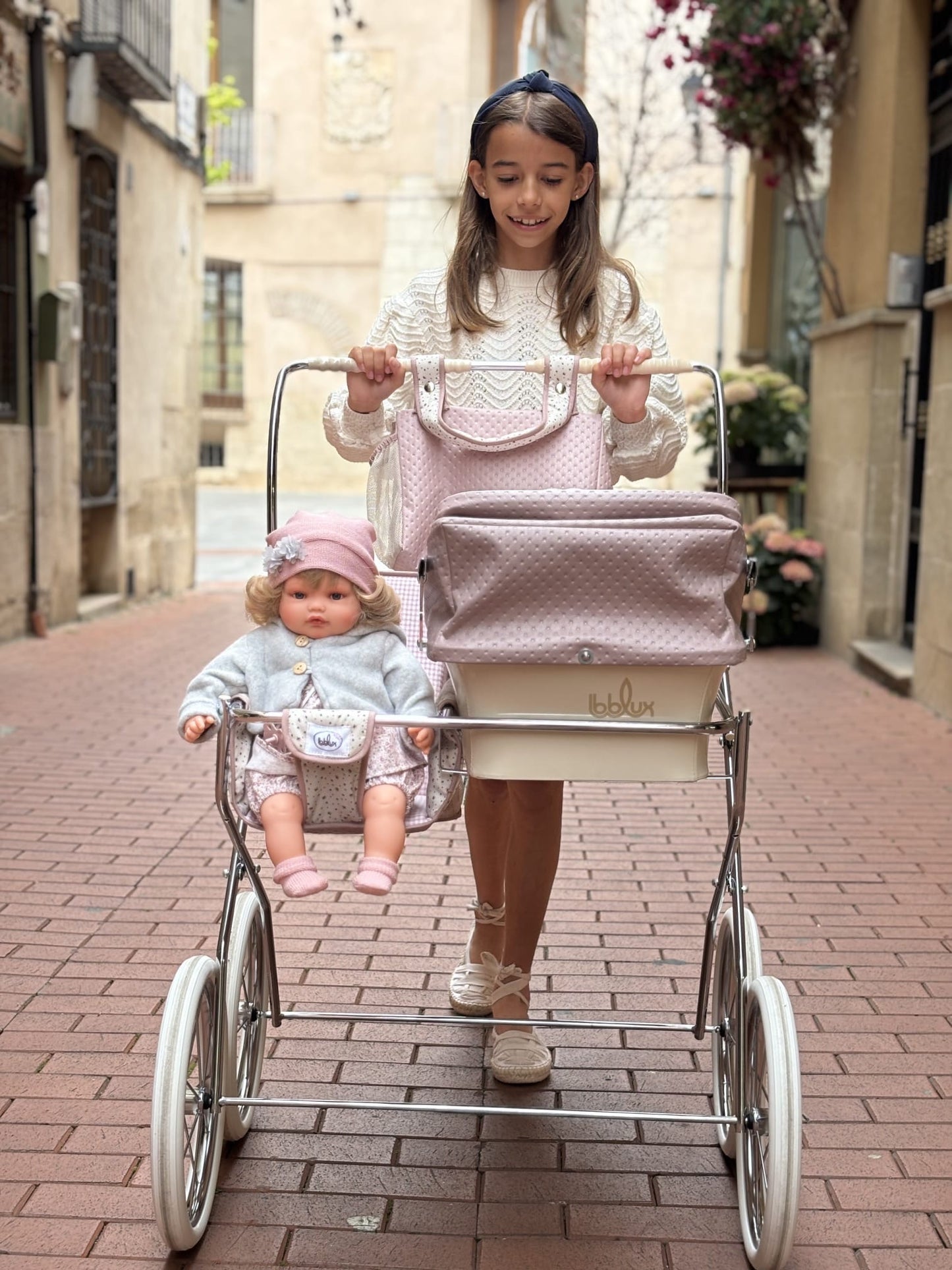 Bebelux Pink Duo Twin Stroller