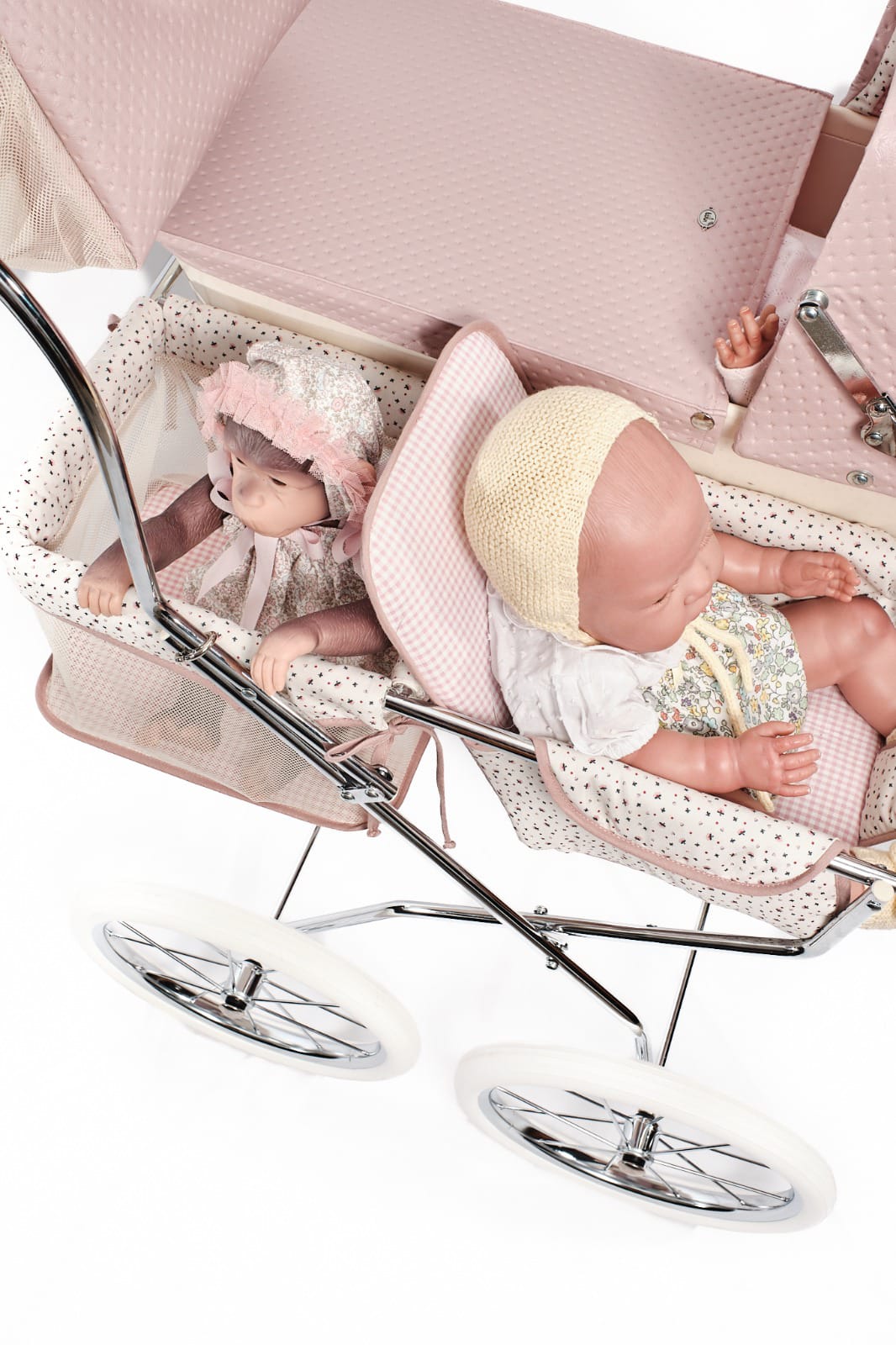 Bebelux Pink Duo Twin Stroller