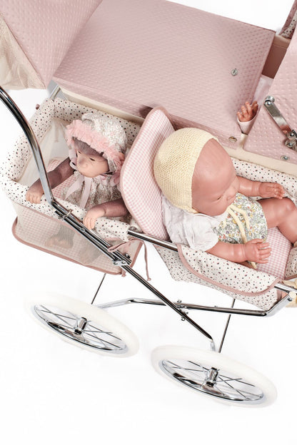 Bebelux Pink Duo Twin Stroller