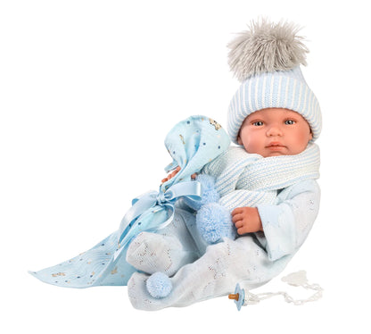 84337 Llorens Blue Bambi Boy Doll 43cm