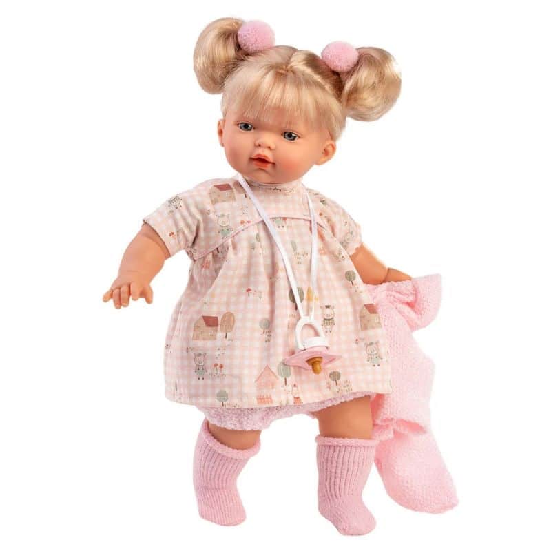 Llorens Crying and talking Doll With Hair